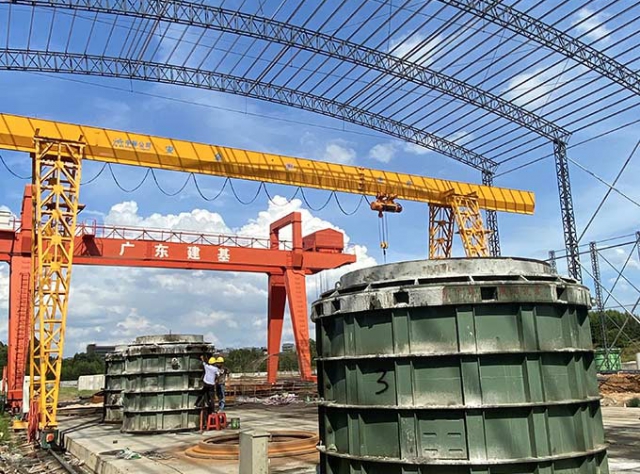 企口管生產(chǎn)現(xiàn)場(chǎng)